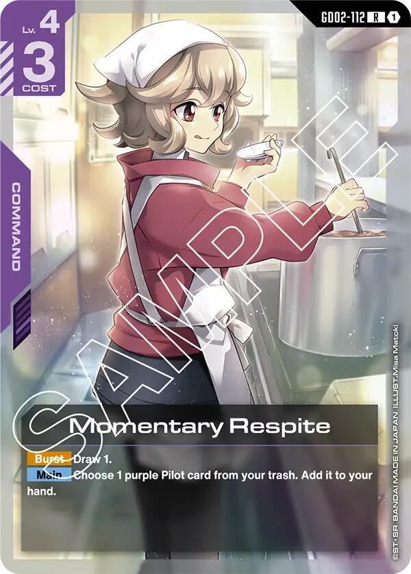 Momentary Respite - Dual Impact - GD02-112 - Holo - NM