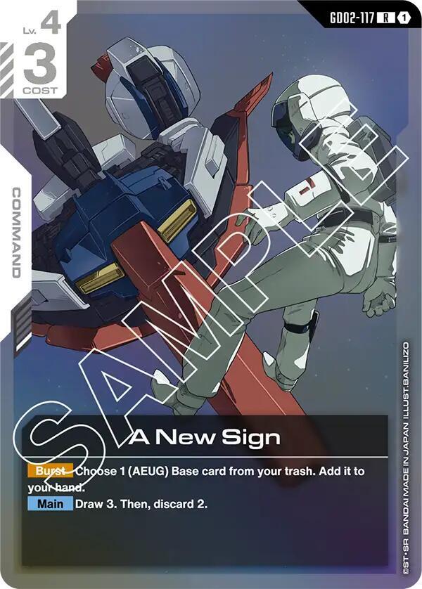 A New Sign - Dual Impact - GD02-117 - Holo - NM