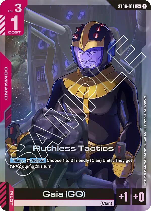 Ruthless Tactics (C+) - Starter Deck 06: Clan Unity - ST06-011 - Holo - NM