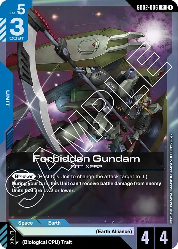 Forbidden Gundam - Dual Impact - GD02-006 - Holo - NM