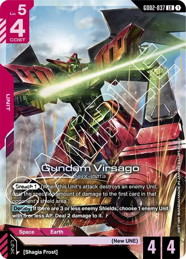 Gundam Virsago - Dual Impact - GD02-037 - Holo - NM