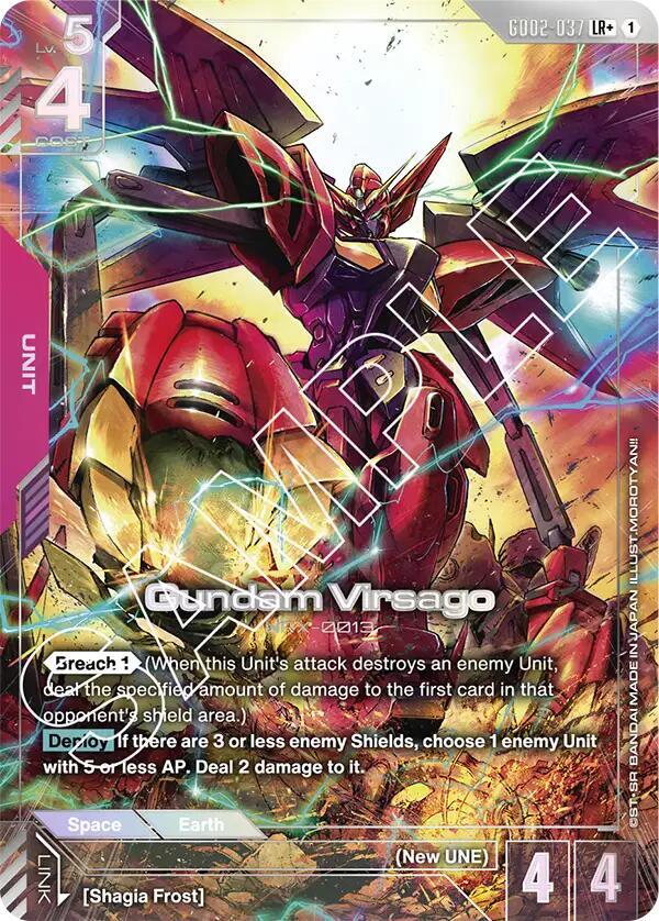 Gundam Virsago (LR+) - Dual Impact - GD02-037 - Holo - NM