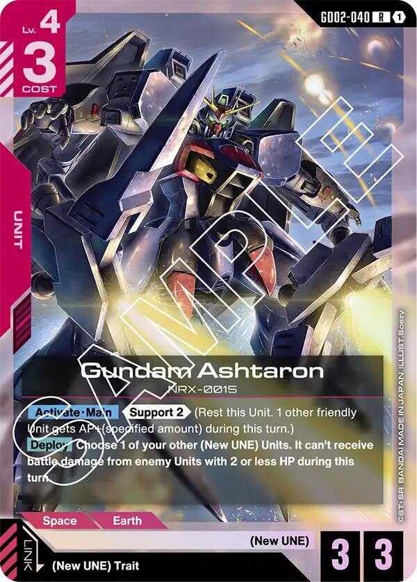 Gundam Ashtaron - Dual Impact - GD02-040 - Holo - NM