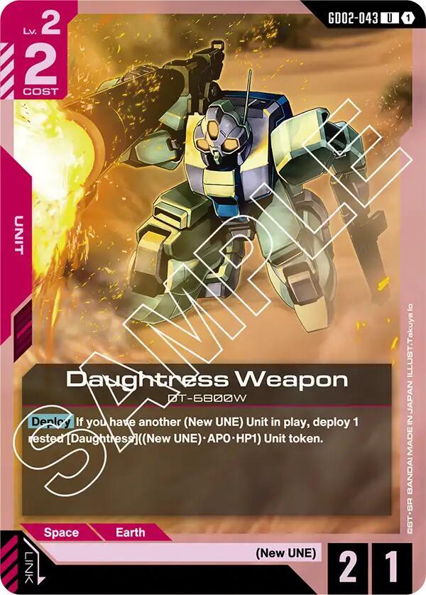Daughtress Weapon - Dual Impact - GD02-043 - NM