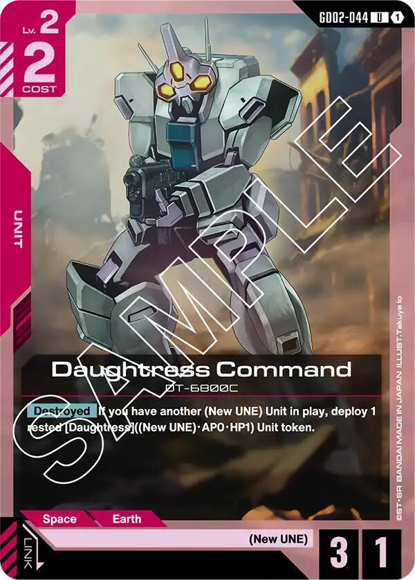 Daughtress Command - Dual Impact - GD02-044 - NM