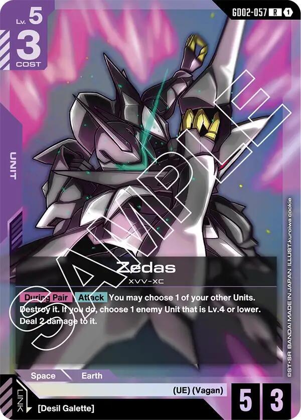 Zedas - Dual Impact - GD02-057 - Holo - NM
