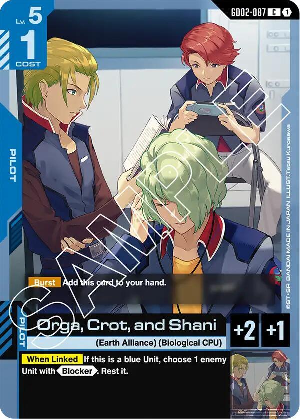 Orga Crot and Shani - Dual Impact - GD02-087 - NM