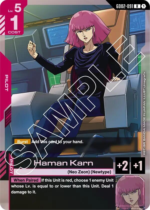 Haman Karn - Dual Impact - GD02-091 - Holo - NM