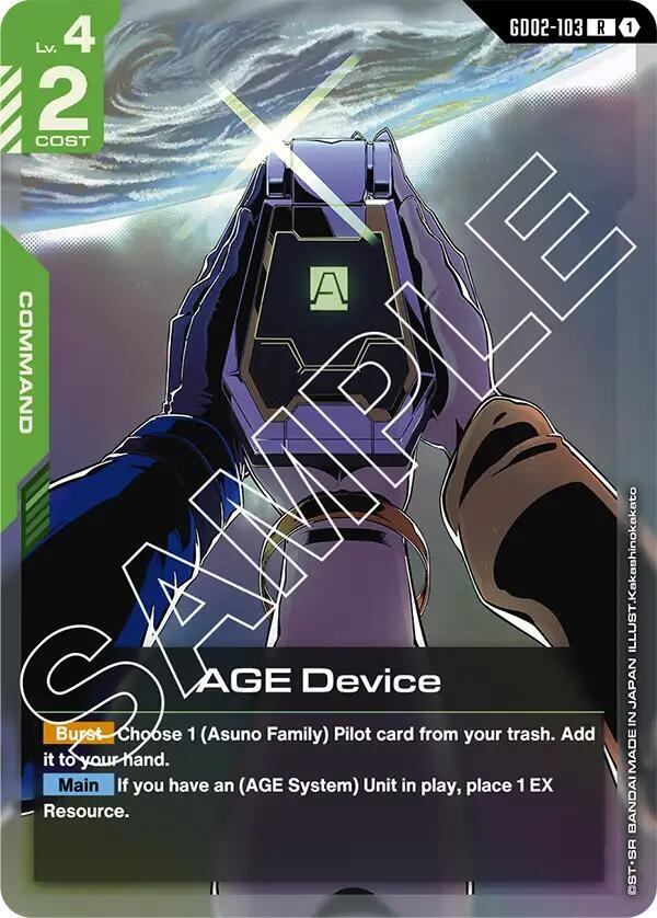 AGE Device - Dual Impact - GD02-103 - Holo - NM