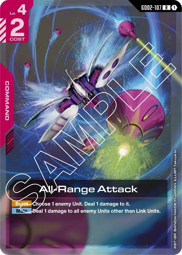 All Range Attack - Dual Impact - GD02-107 - Holo - NM