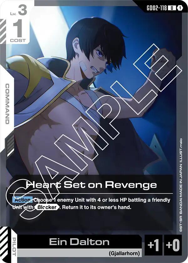 Heart Set on Revenge - Dual Impact - GD02-118 - NM
