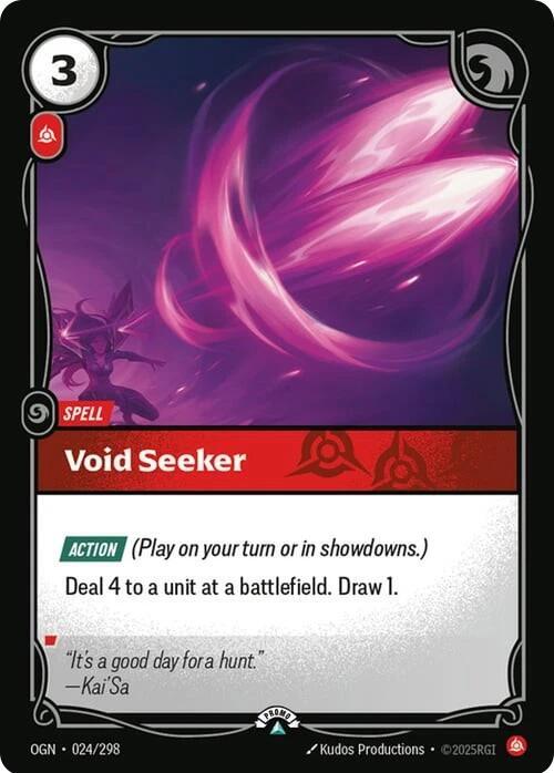 Void Seeker - Riftbound Organized Play Promotional Cards - 024/298 - Foil - NM