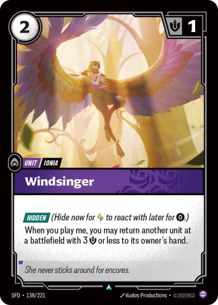 Windsinger - Spiritforged - 138/221 - Foil - NM