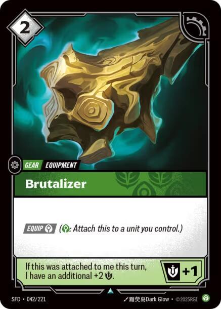 Brutalizer - Spiritforged - 042/221 - Foil - NM