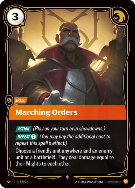 Marching Orders - Spiritforged - 114/221 - Foil - NM