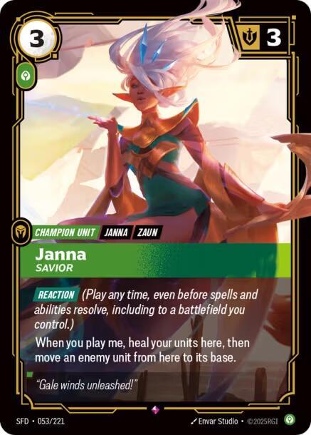 Janna, Savior - Spiritforged - 053/221 - Foil - NM