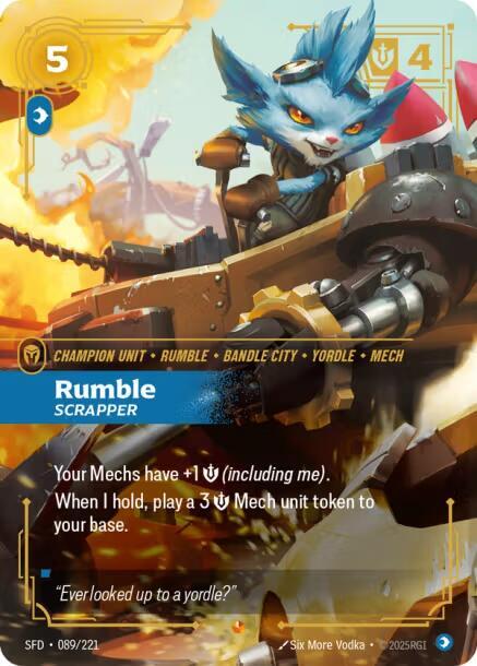 Rumble, Scrapper - Spiritforged - 089/221 - Foil - NM