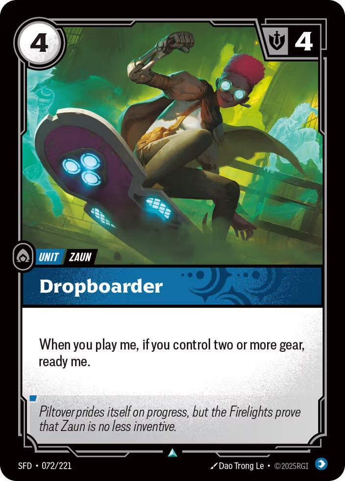 Dropboarder - Spiritforged - 072/221 - Foil - NM