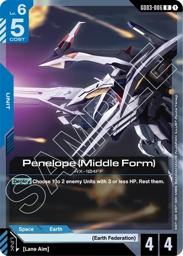 Penelope Middle Form - Steel Requiem - GD03-006 - Holo - NM