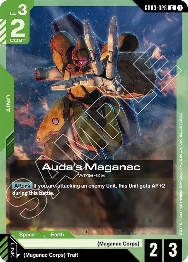 Auda's Maganac - Steel Requiem - GD03-028 - NM