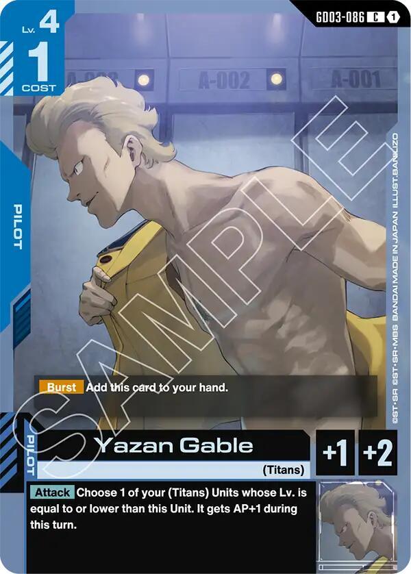 Yazan Gable - Steel Requiem - GD03-086 - NM