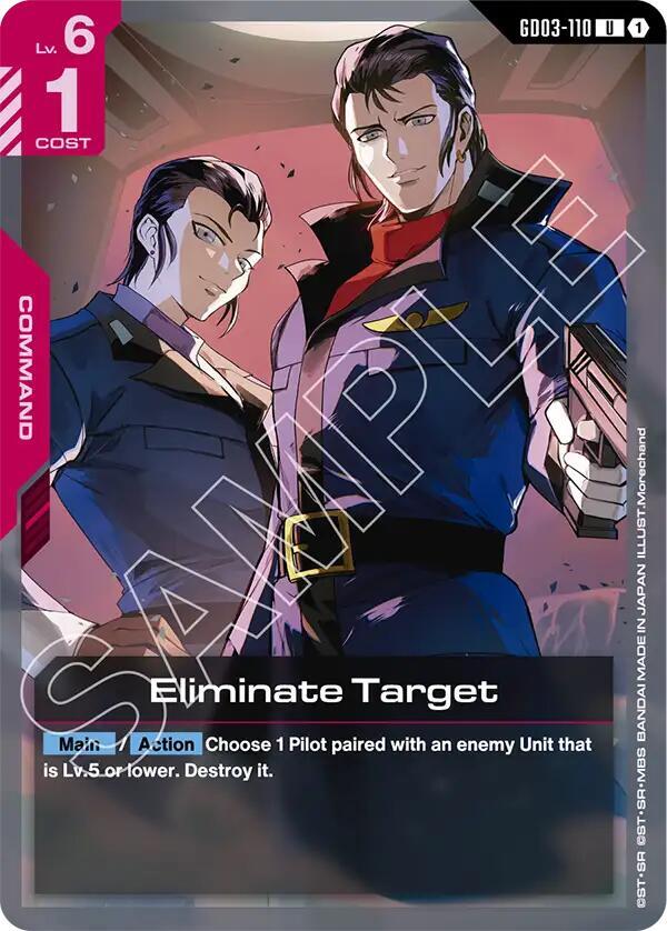 Eliminate Target - Steel Requiem - GD03-110 - NM