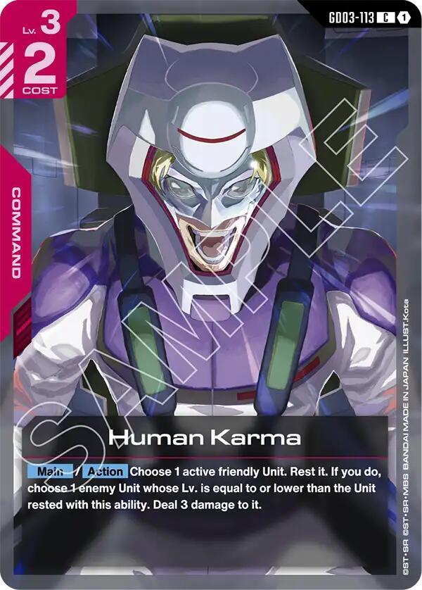 Human Karma - Steel Requiem - GD03-113 - NM
