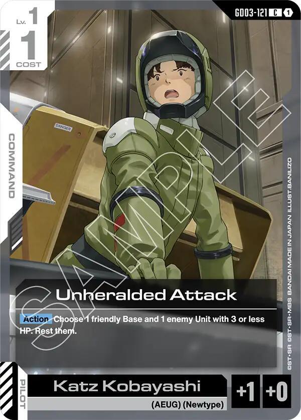 Unheralded Attack - Steel Requiem - GD03-121 - NM