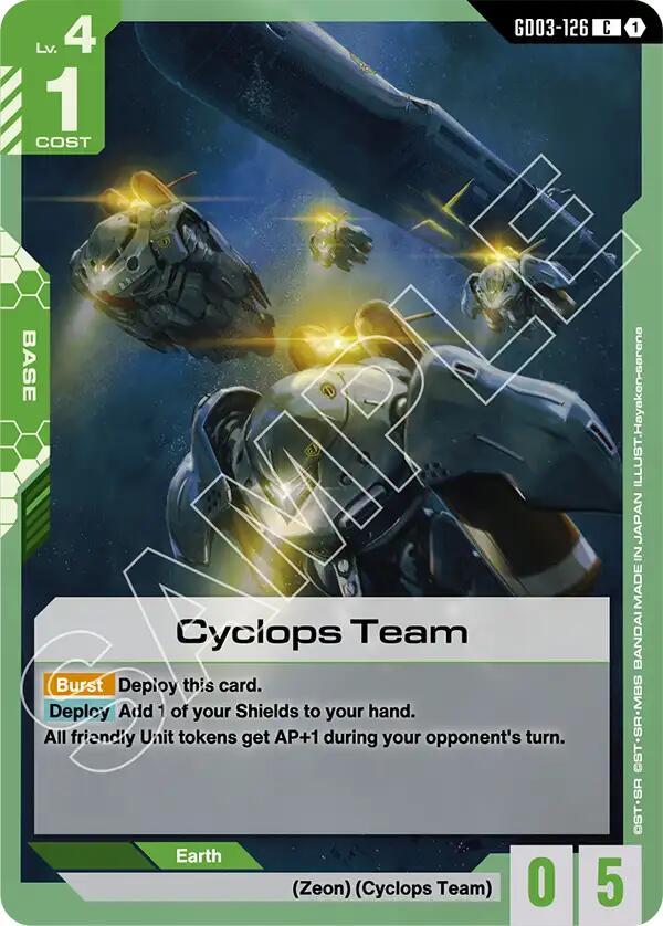 Cyclops Team - Steel Requiem - GD03-126 - NM