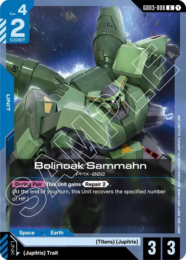 Bolinoak Sammahn - Steel Requiem - GD03-008 - NM