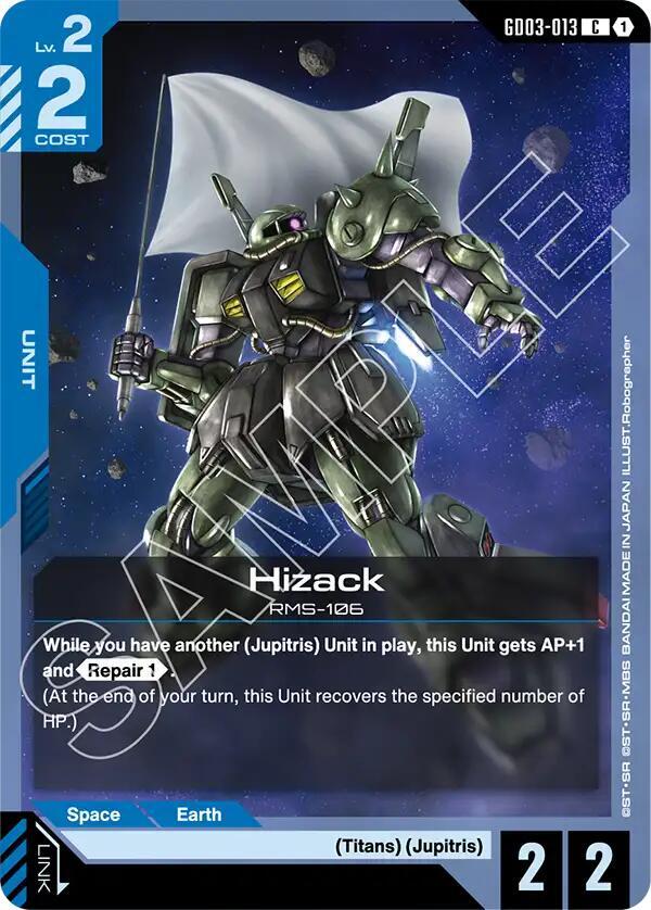 Hizack - Steel Requiem - GD03-013 - NM