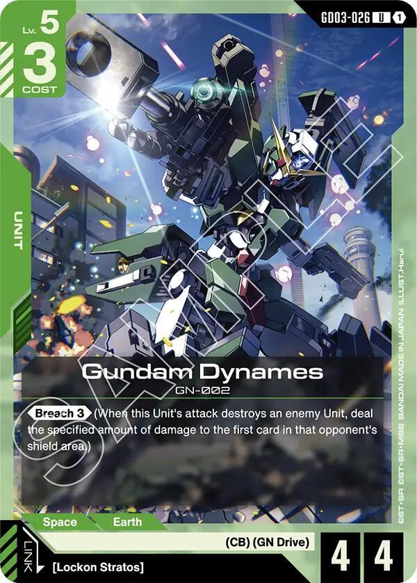 Gundam Dynames - Steel Requiem - GD03-026 - NM