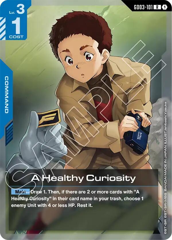 A Healthy Curiosity - Steel Requiem - GD03-101 - Holo - NM