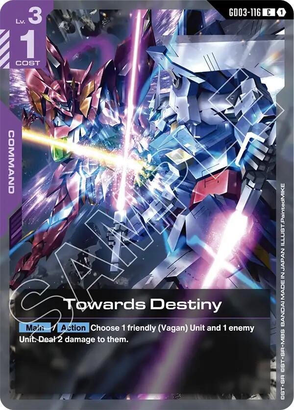 Towards Destiny - Steel Requiem - GD03-116 - NM
