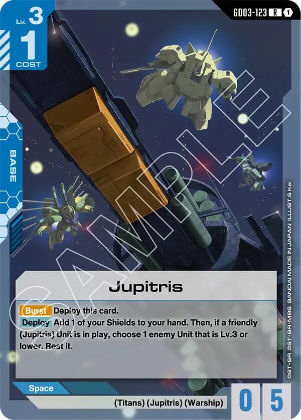 Jupitris - Steel Requiem - GD03-123 - Holo - NM