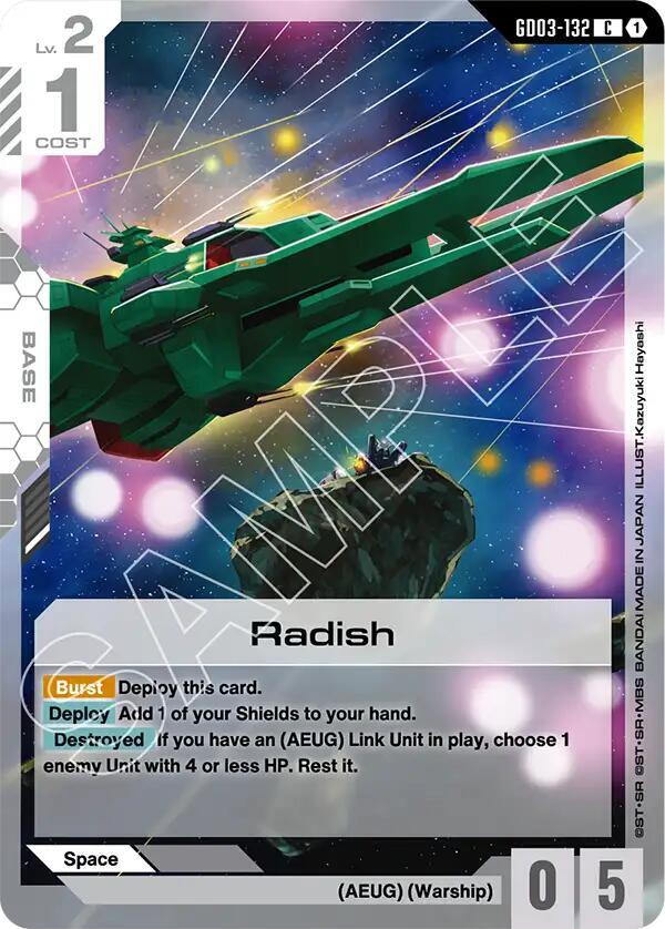 Radish - Steel Requiem - GD03-132 - NM