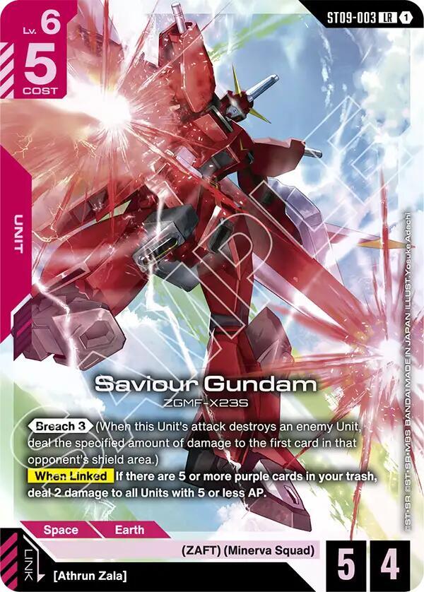 Saviour Gundam - Starter Deck 09: Destiny Ignition - ST09-003 - Holo - NM