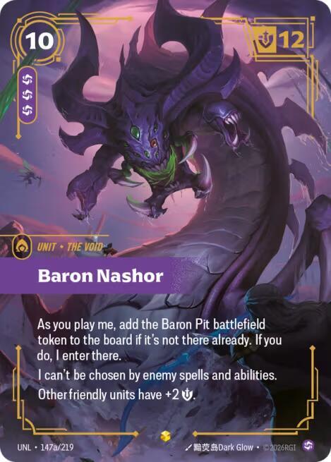 Baron Nashor (Alternate Art) - Unleashed - 147a/219 - Foil - NM