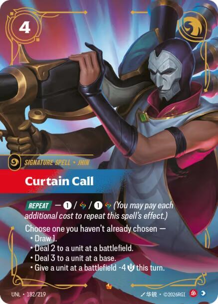 Curtain Call - Unleashed - 182/219 - Foil - NM