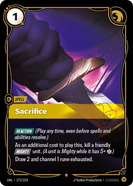 Sacrifice - Unleashed - 173/219 - Foil - NM