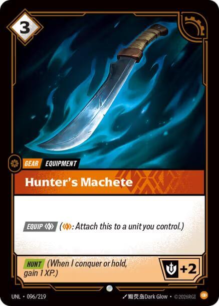 Hunter's Machete - Unleashed - 096/219 - Foil - NM