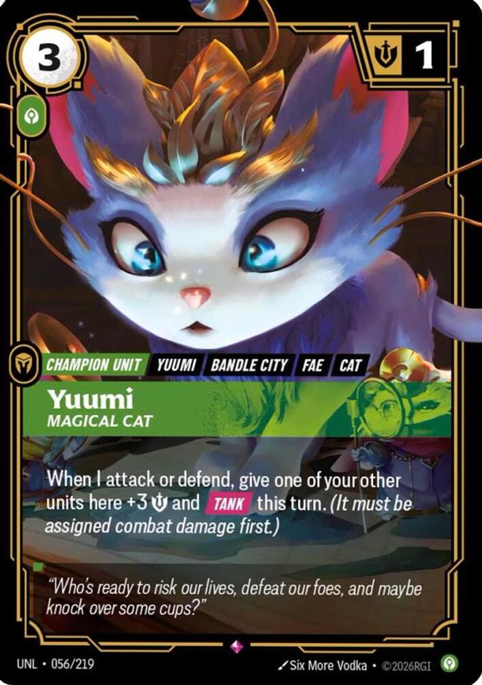 Yuumi, Magical Cat - Unleashed - 056/219 - Foil - NM