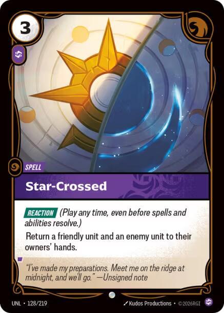 Star-Crossed - Unleashed - 128/219 - Foil - NM
