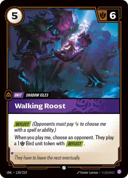 Walking Roost - Unleashed - 130/219 - Foil - NM