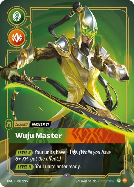 Master Yi, Wuju Master - Unleashed - 191/219 - Foil - NM