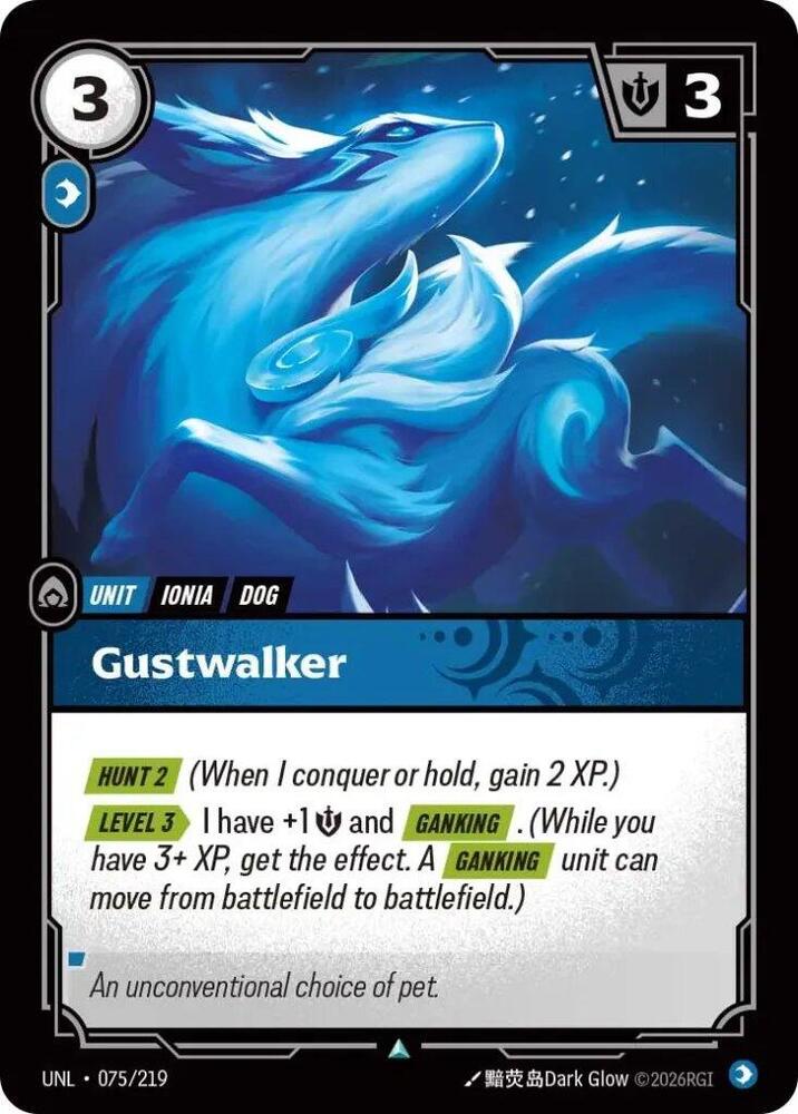 Gustwalker - Unleashed - 075/219 - Foil - NM