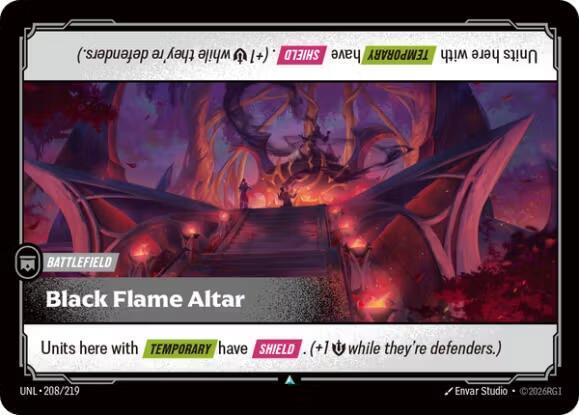Black Flame Altar - Unleashed - 208/219 - Foil - NM