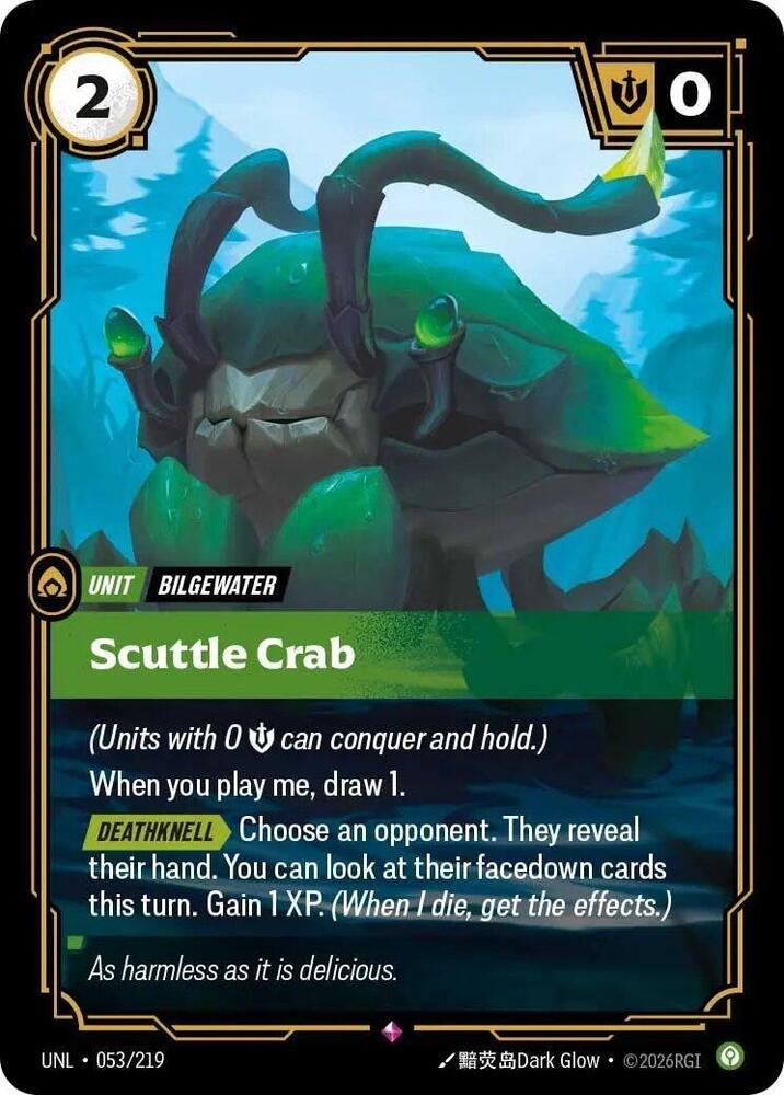 Scuttle Crab - Unleashed - 053/219 - Foil - NM