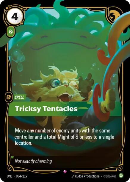 Tricksy Tentacles - Unleashed - 054/219 - Foil - NM