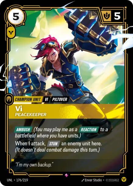 Vi, Peacekeeper - Unleashed - 176/219 - Foil - NM